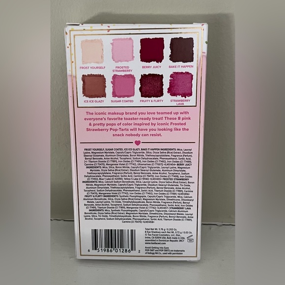 New Too faced frosted strawberry eye shadow palette! - Picture 2 of 3